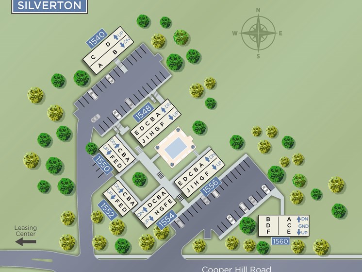 Site Map - Silverton at The Union at Cooper Hill, Birmingham, AL, 35210